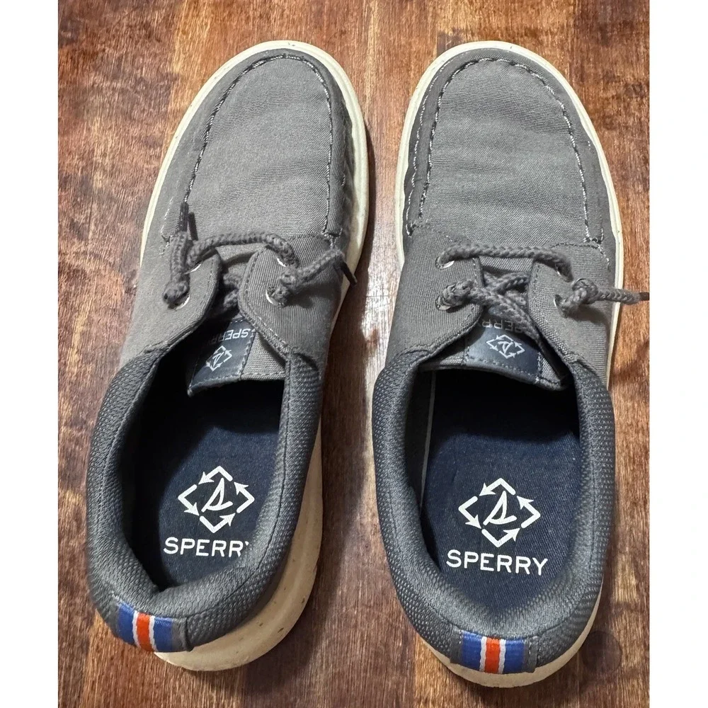 Sperry‎ Captain Moc rubber-soled shoes Women's Size 7.5 Gray